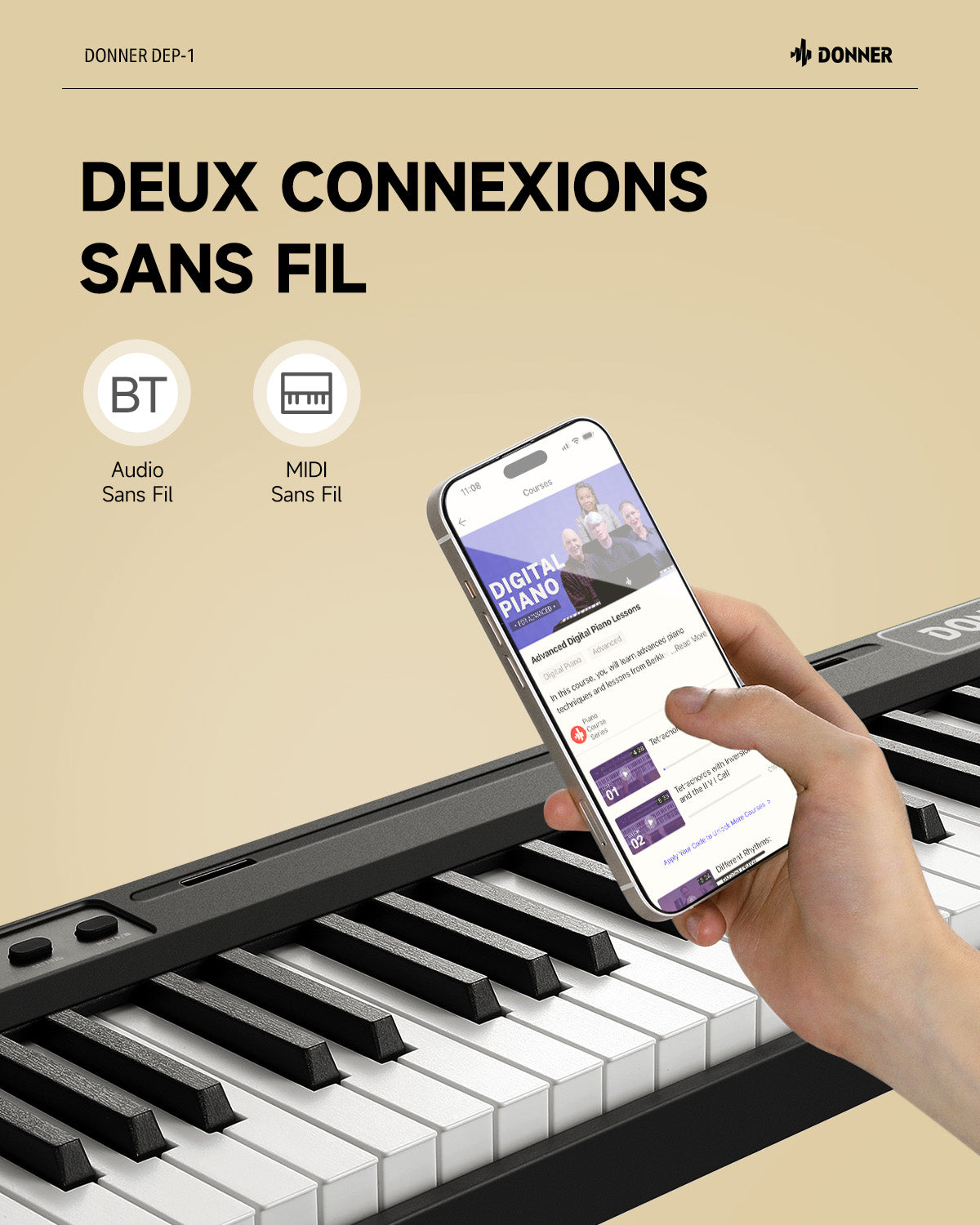 Donner DEP-1 Piano Numérique Portable