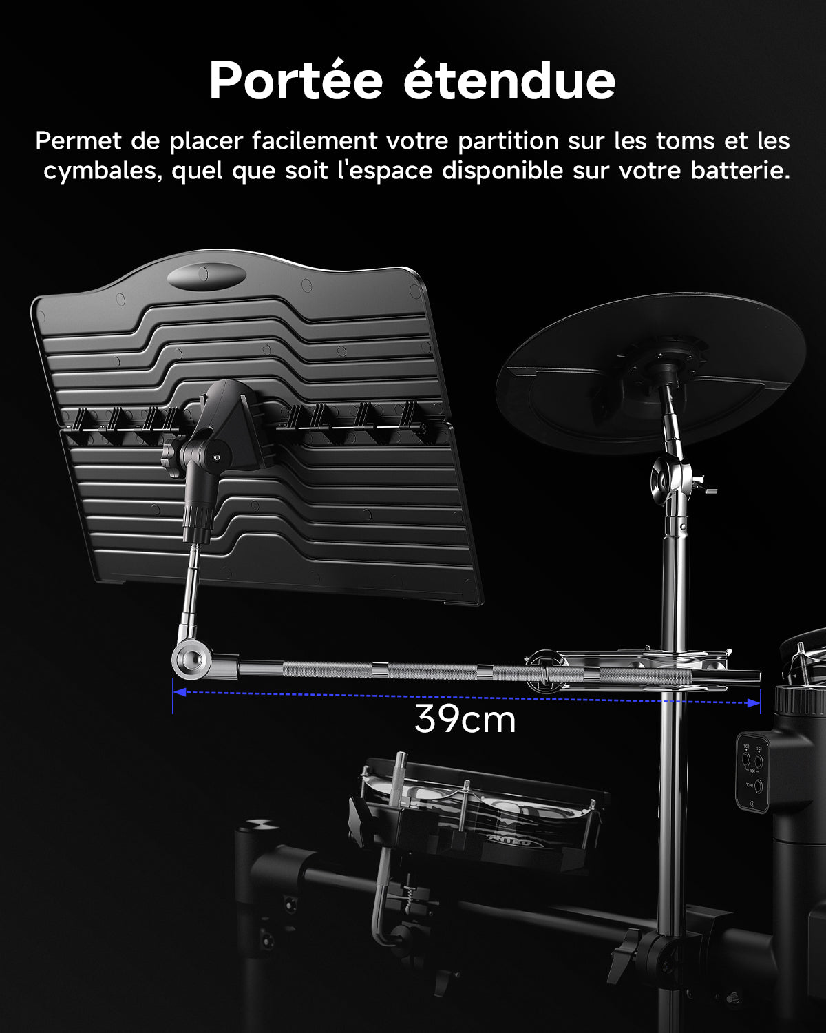 Donner Pupitre de batterie