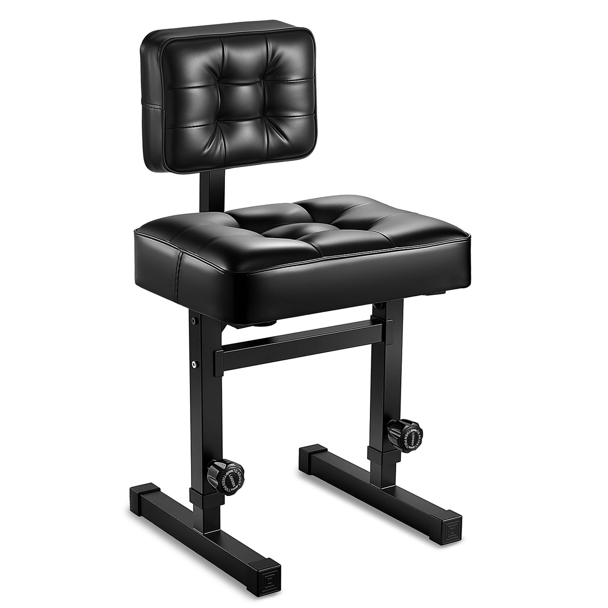 Donner Banc de piano individuel rembourré avec dossier