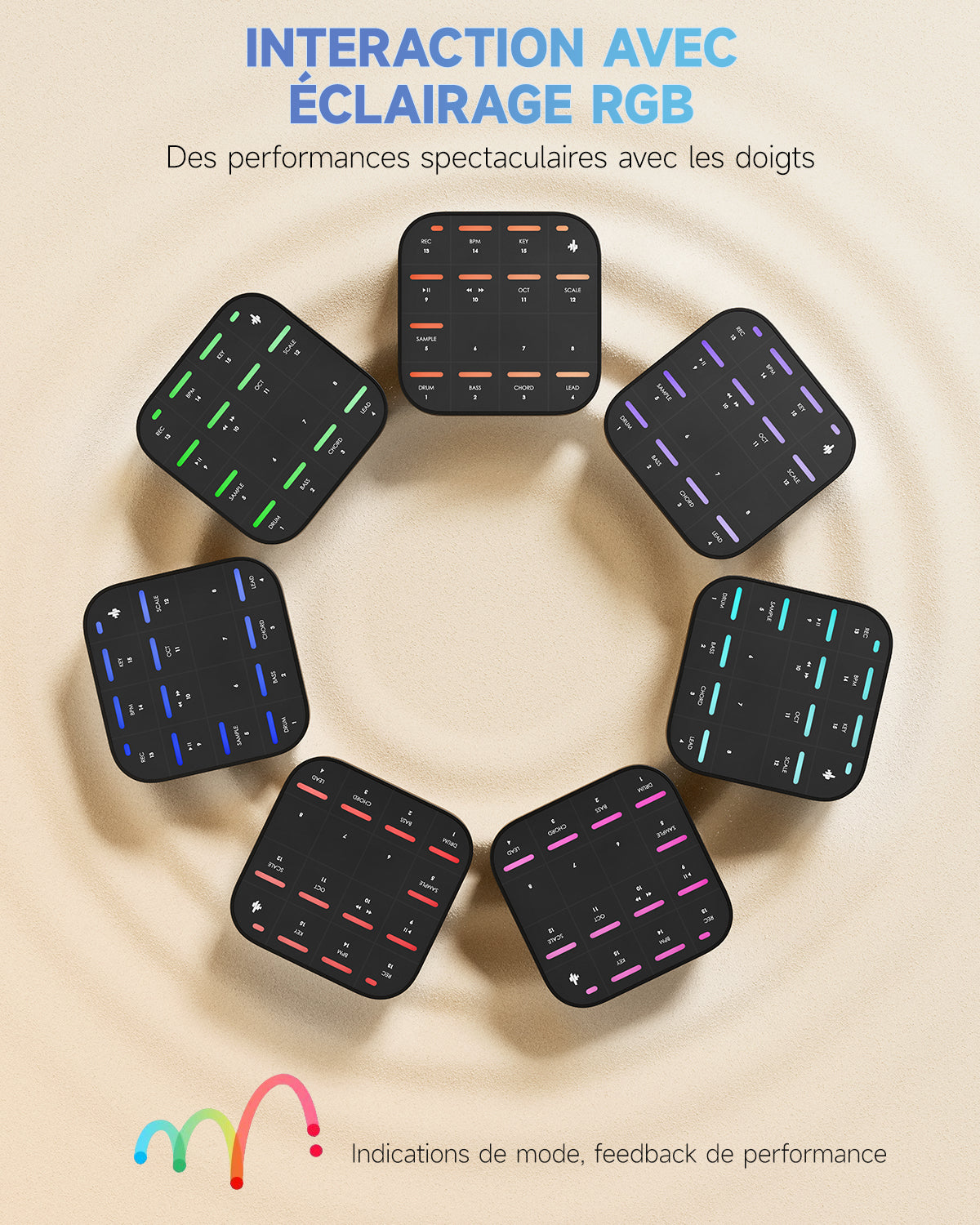 DONNER MEDO Instrument de musique portable multi-fonctions