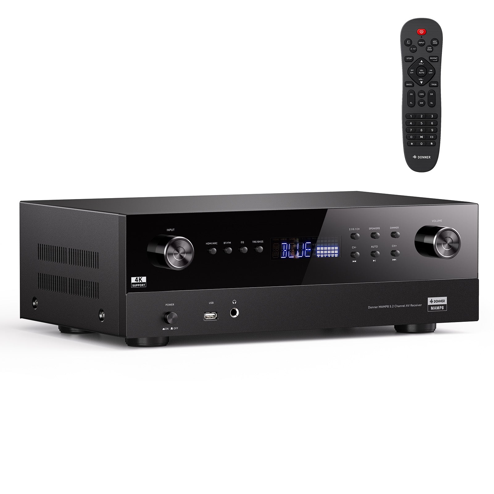 Donner MAMP8 Ampli AV 5.2 Canaux