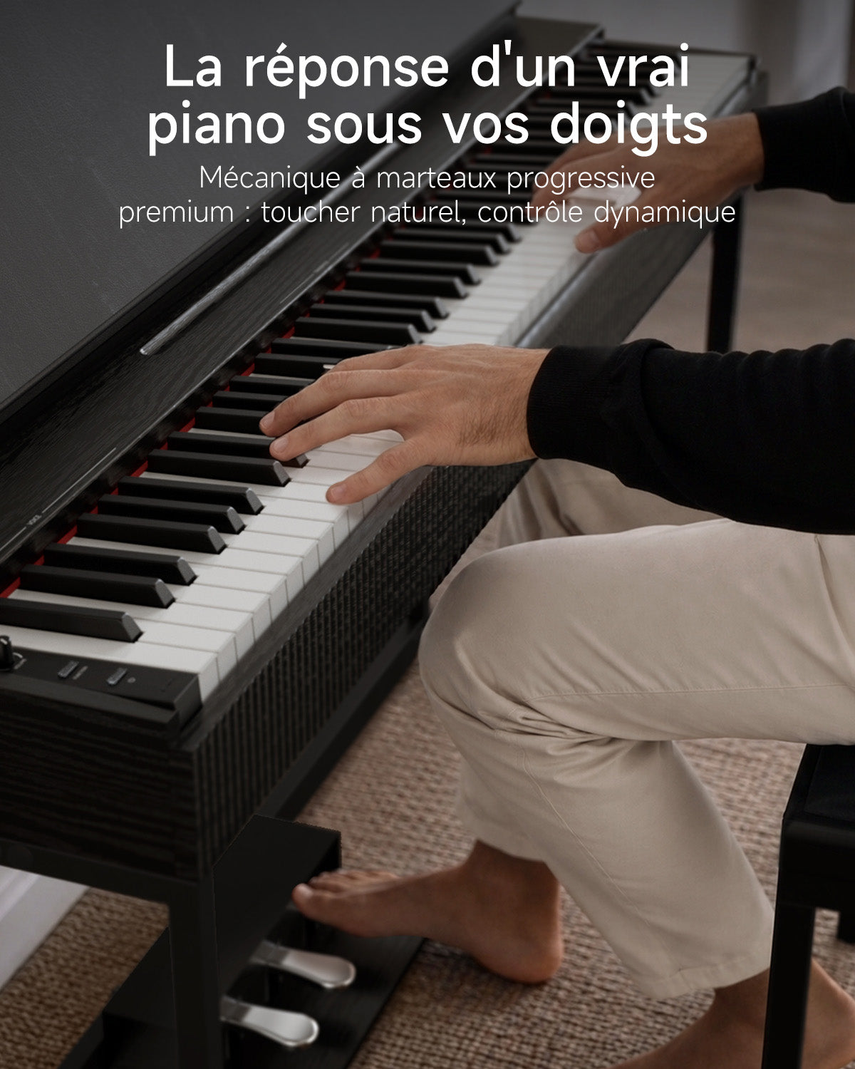 【Piano + banc gratuit】Donner OURA S300 Domestique Piano Numérique