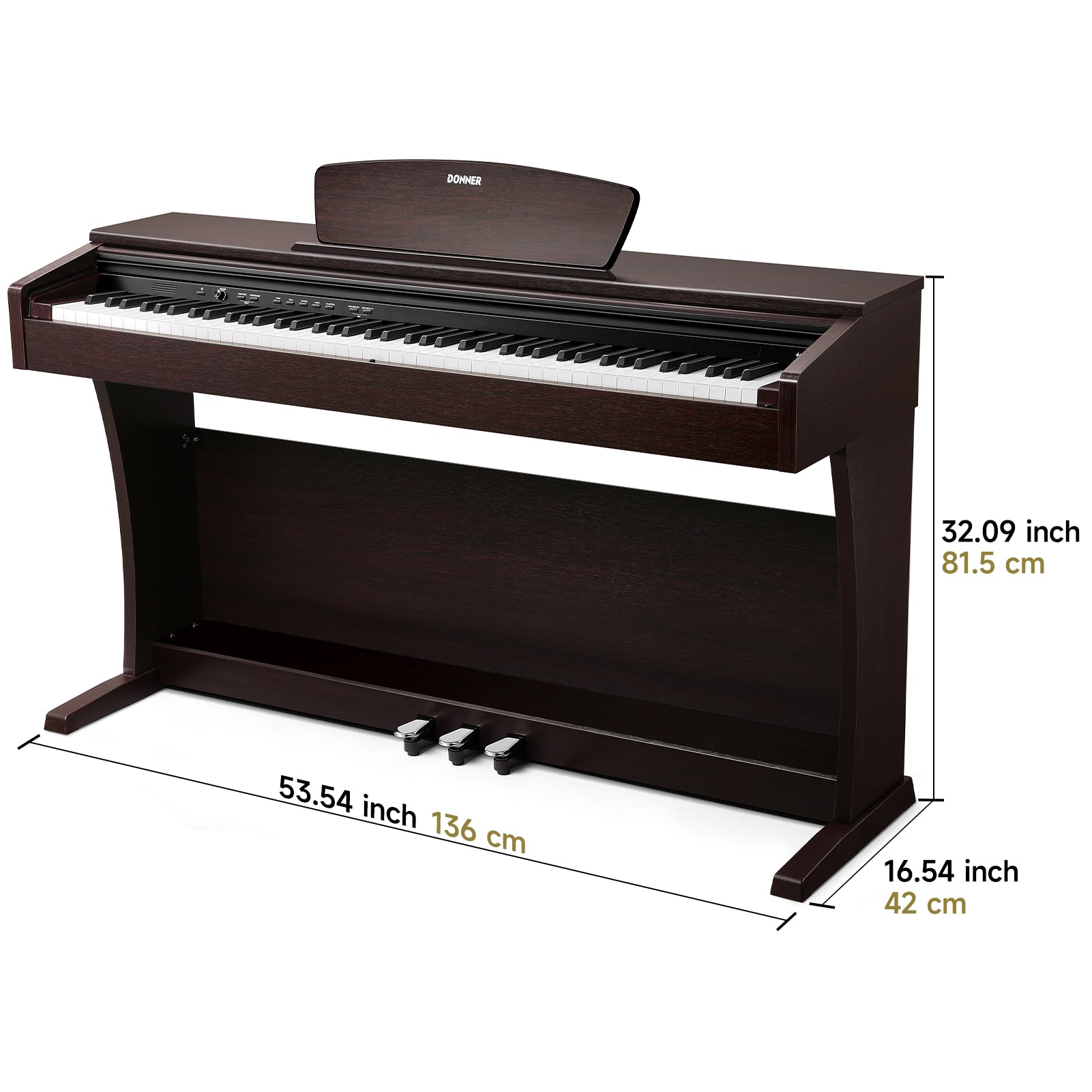 Donner DDP-300 Piano numérique à clavier lesté (version améliorée)