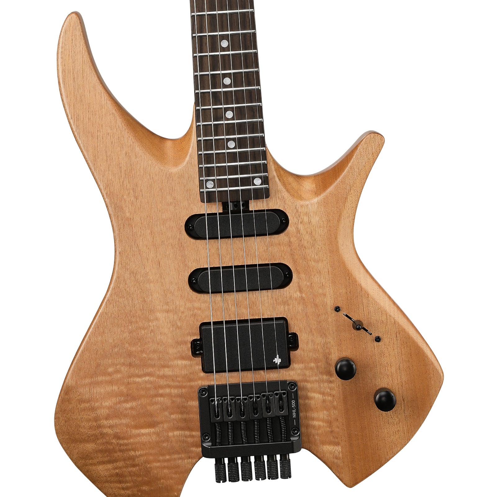 Donner NHL-500 Guitare Électrique Sans Tête-Bois naturel##