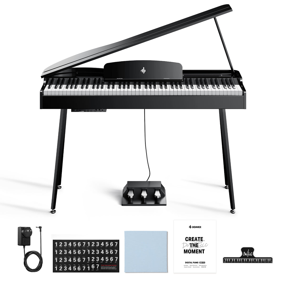 Donner DGP‑100 Piano Numérique Grand Format Léger