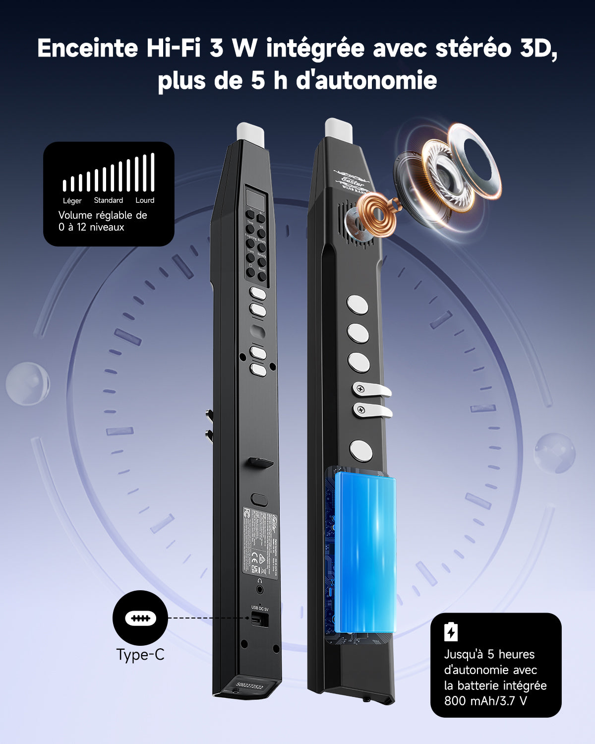 Eastar Digital Aerophone EDA-100 Noir