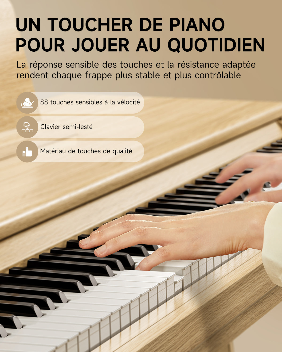 Donner DDP-65 Piano Numérique - 88 Touches Semi-Lestées