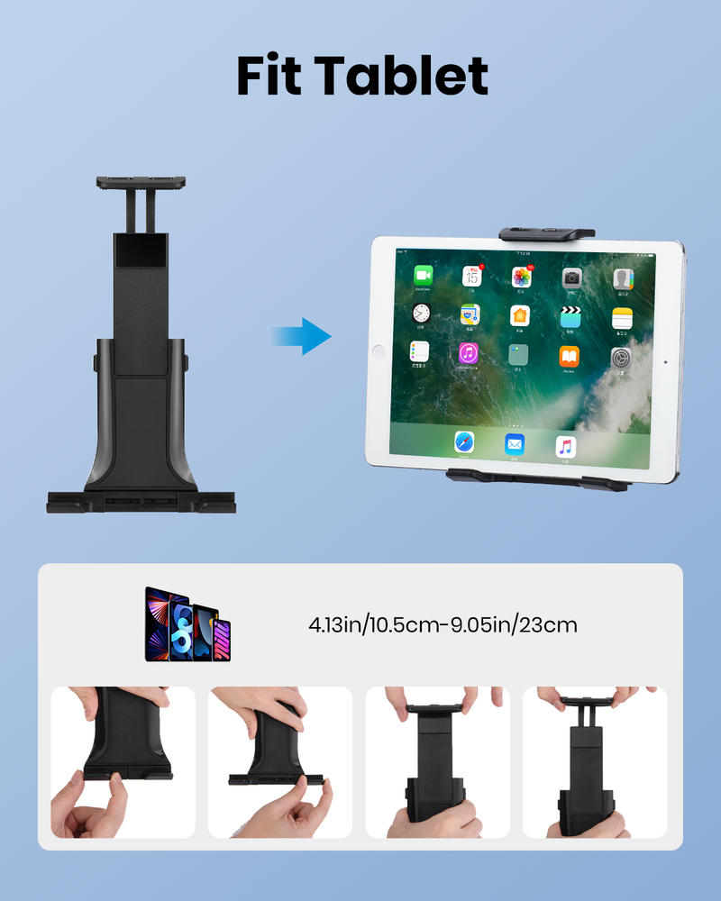 Moukey Mmsph-1 Rotating Microphone Stand for Smartphone Tablet iPad