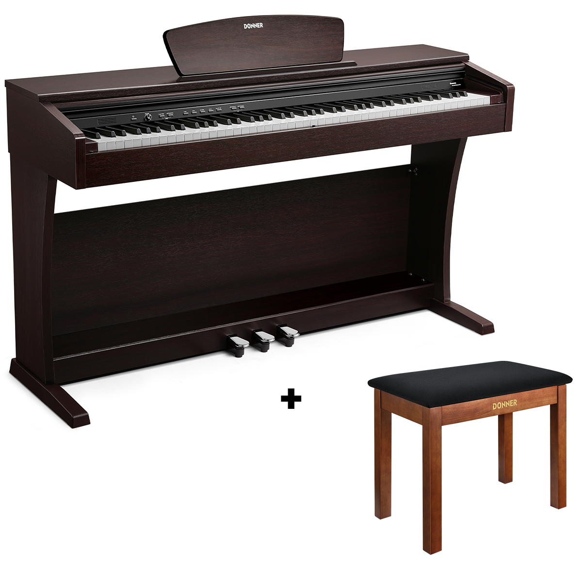 Donner DDP-300 Piano numérique à clavier lesté (version améliorée)