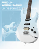 Donner DMT-66 39 Inch Guitare Électrique Taille Standard pour Débutant, Kit de Guitare Électrique avec Housse