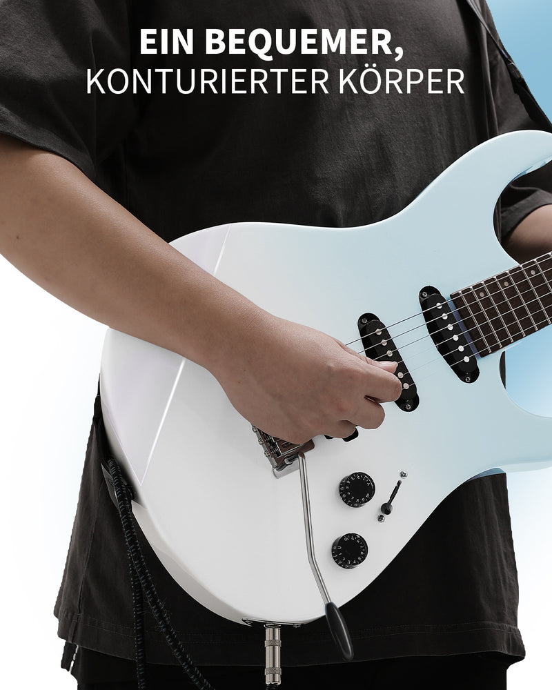 Donner DMT-66 39 Inch Guitare Électrique Taille Standard pour Débutant, Kit de Guitare Électrique avec Housse