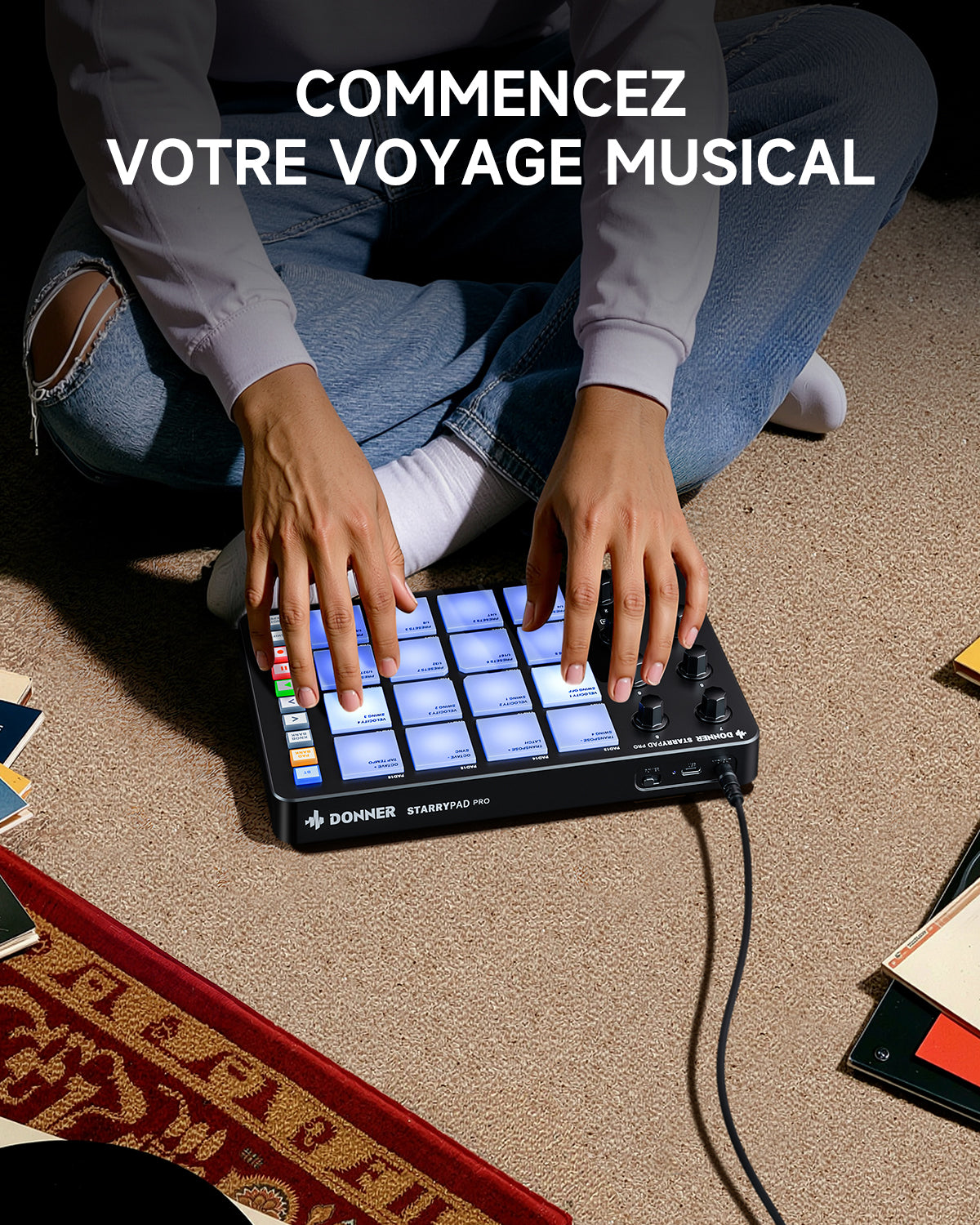 DONNER STARRYPAD PRO Contrôleur MIDI