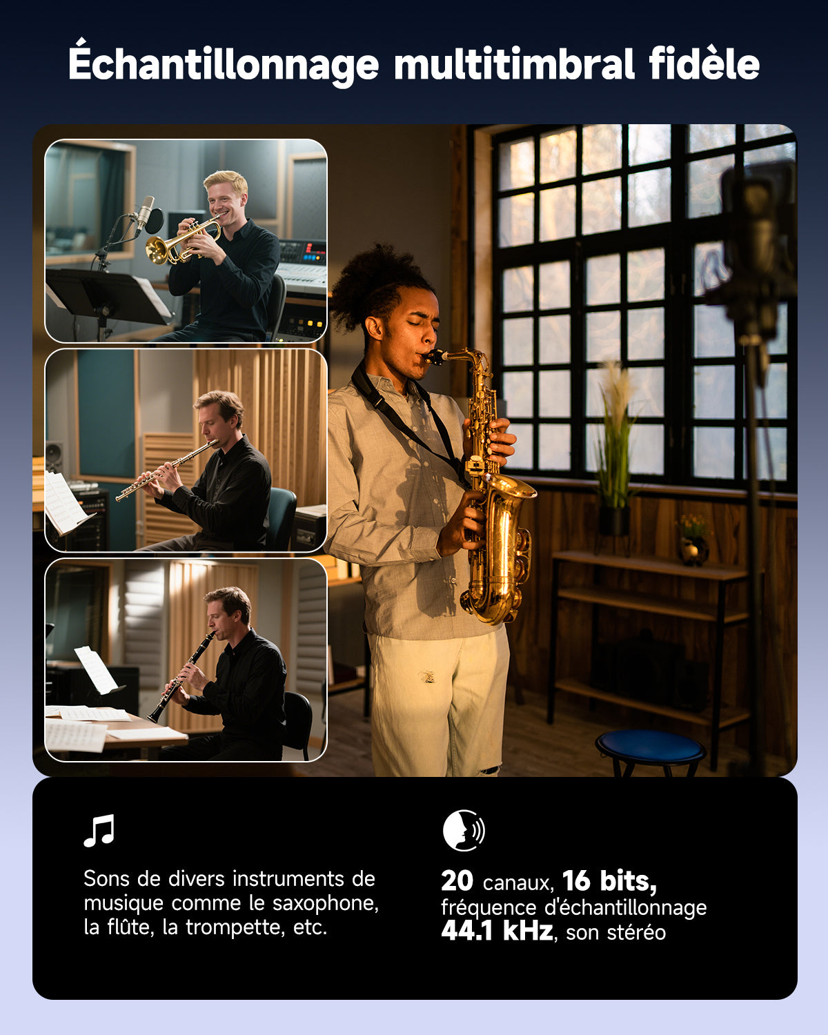 Eastar Digital Aerophone EDA-100 Noir