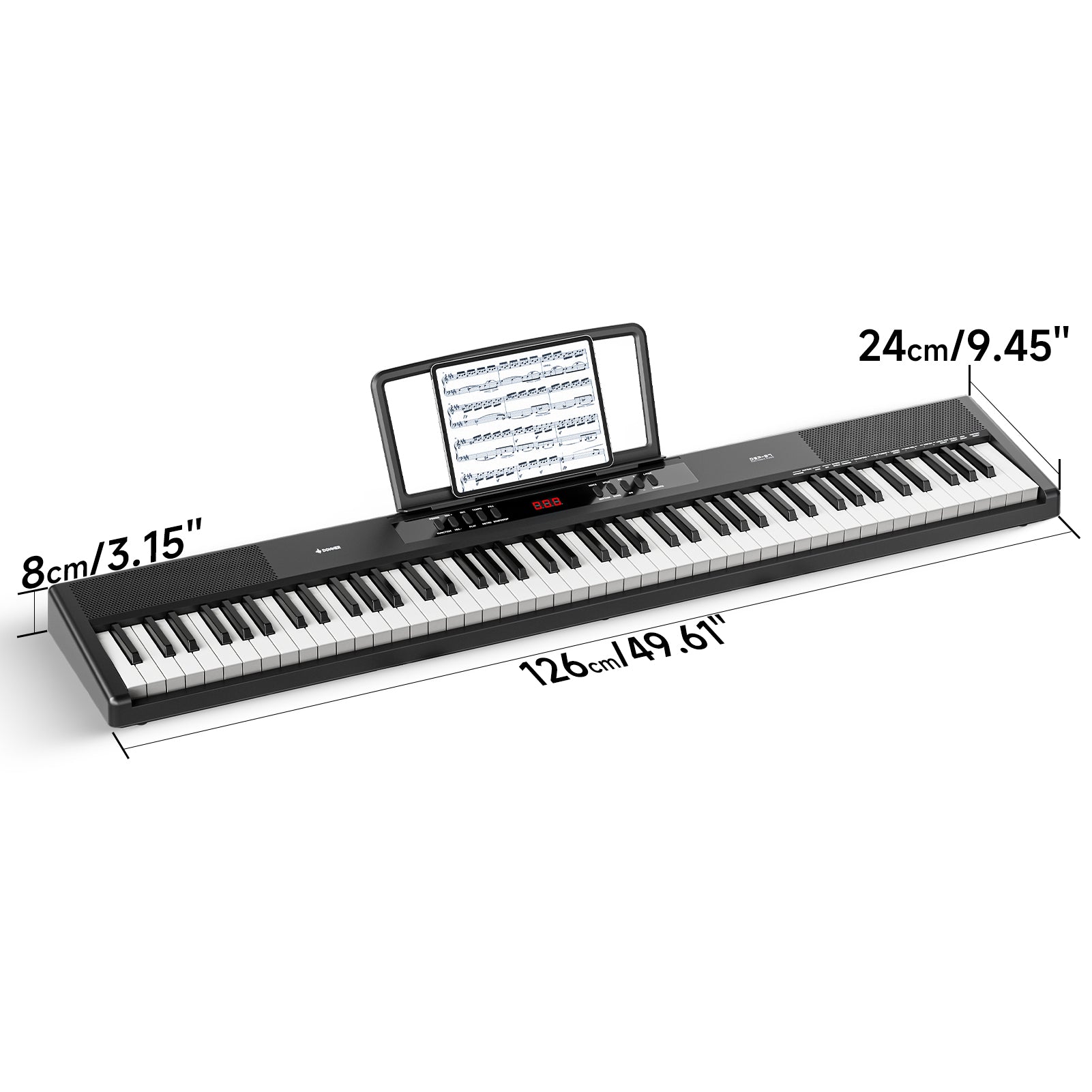 Donner DEP-07  Piano numérique portable semi-lesté à 88 touches