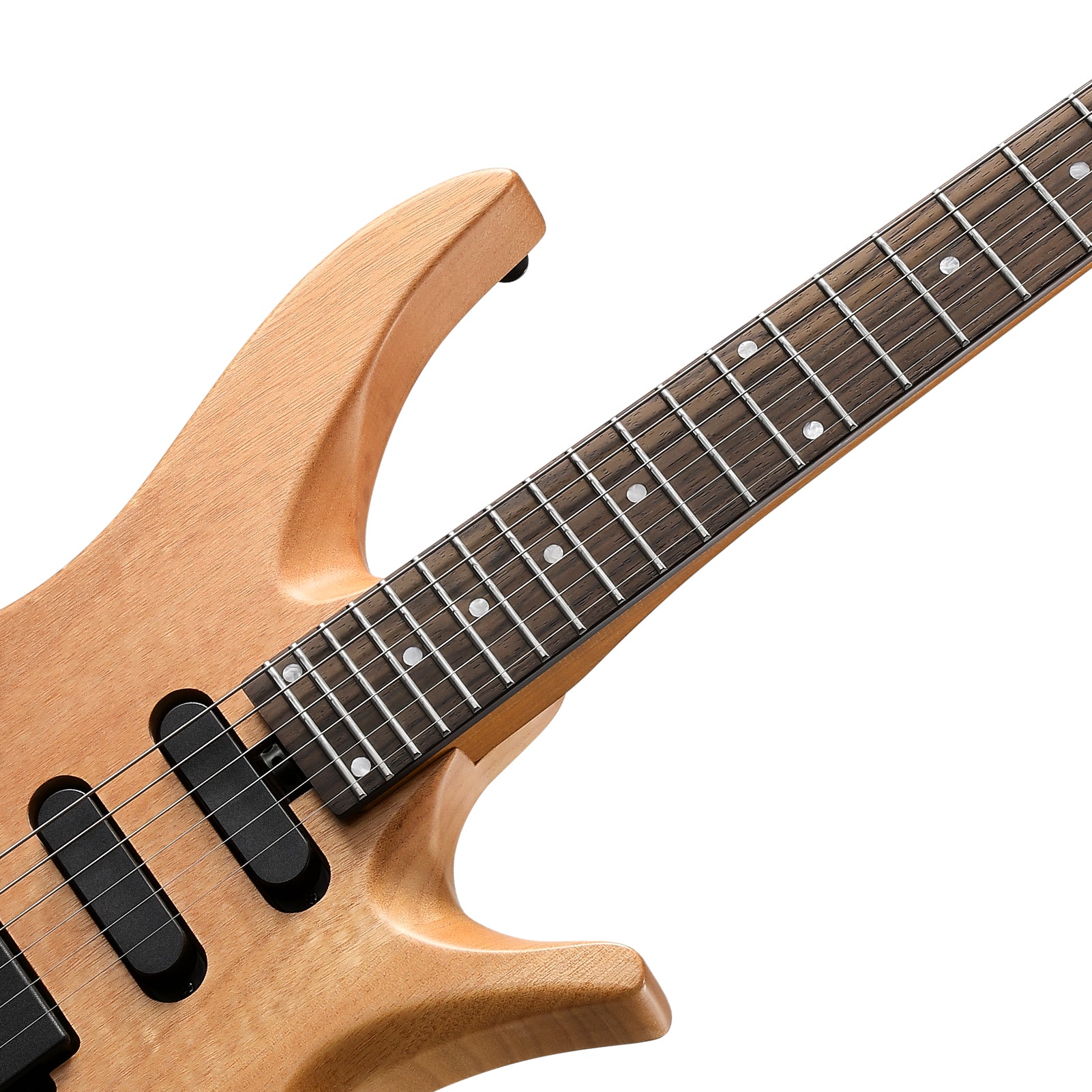 Donner NHL-500 Guitare Électrique Sans Tête-Bois naturel##