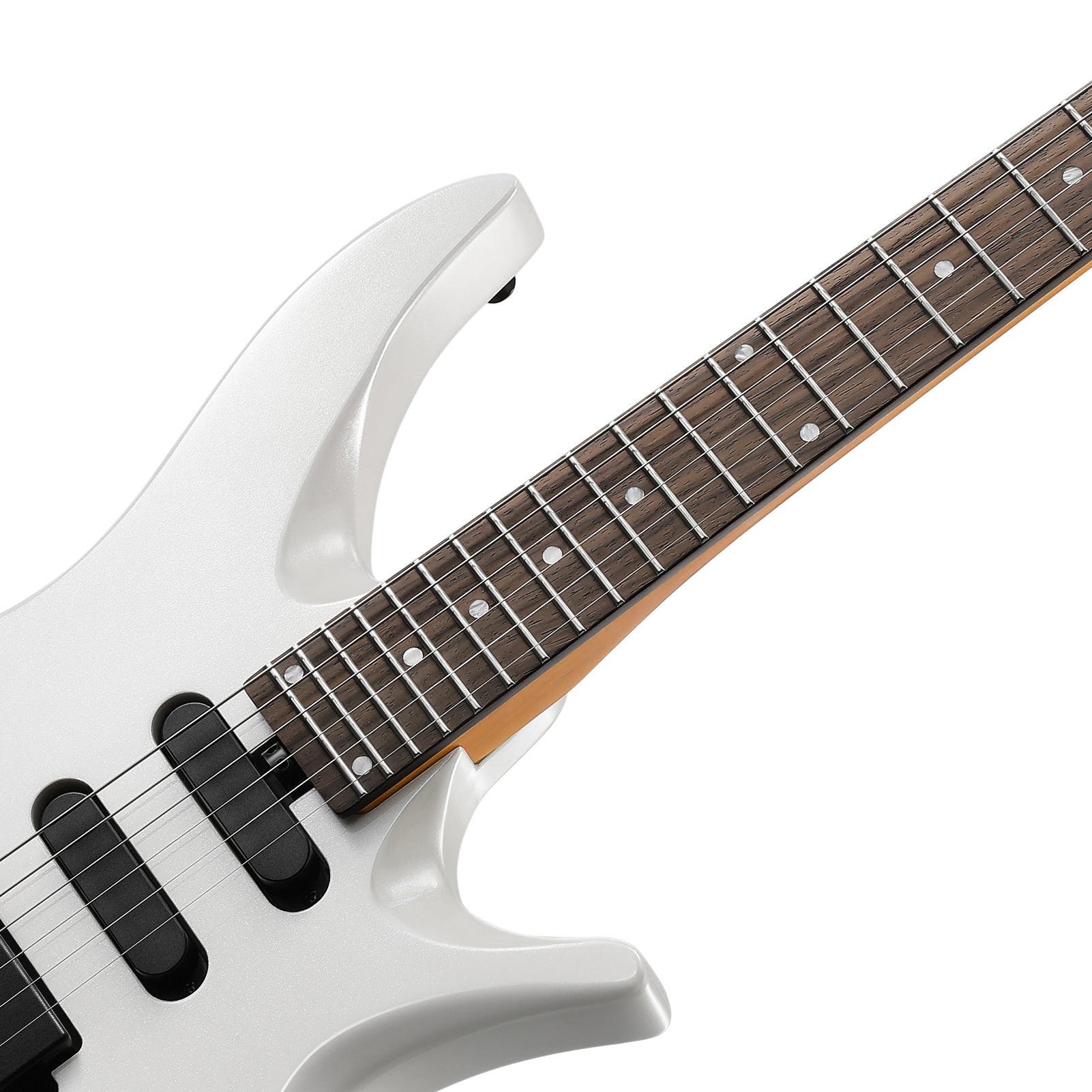 Donner NHL-500 Guitare Électrique Sans Tête-Blanc##