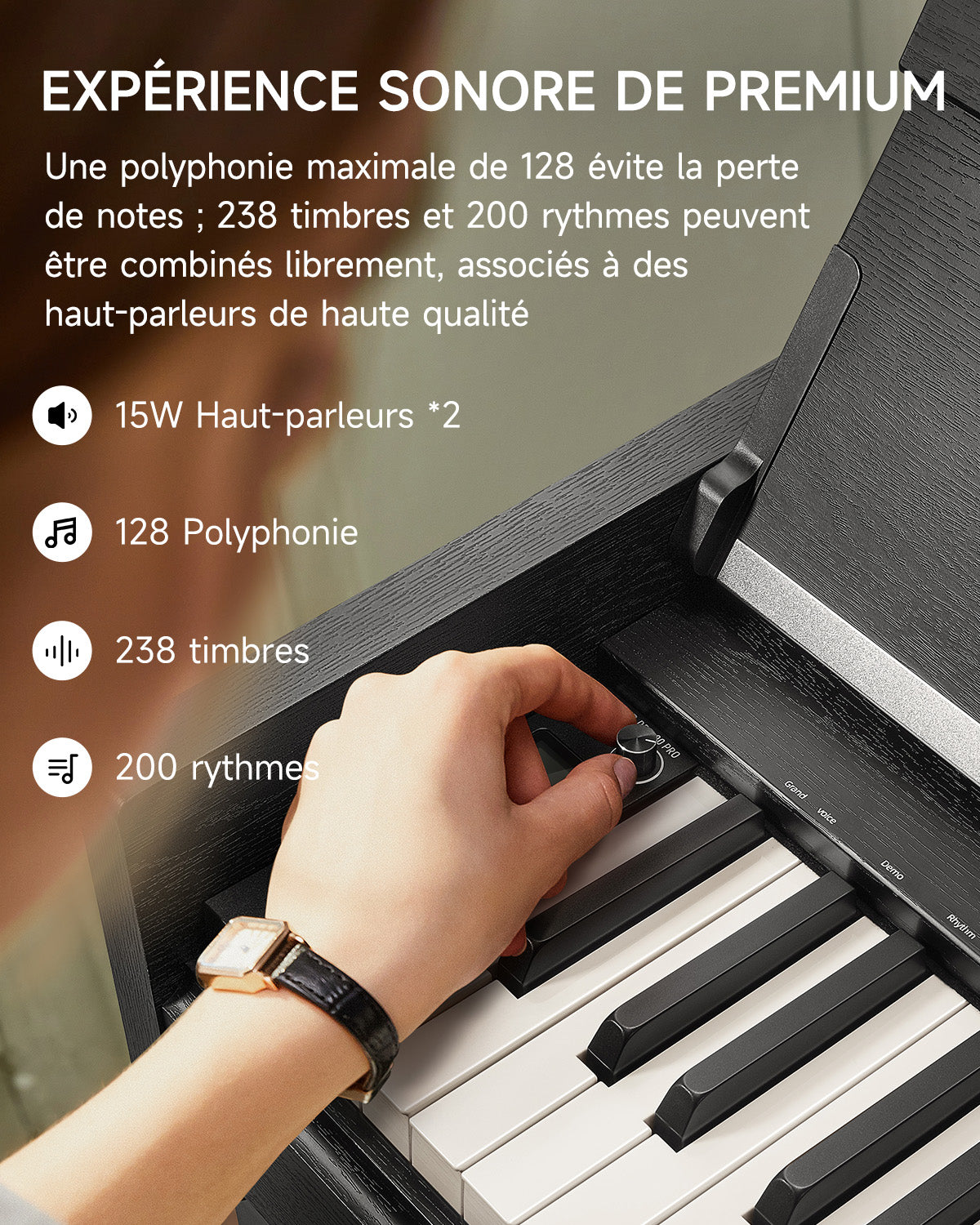 Donner DDP-90 PRO Entièrement Lesté Domestique Piano Numérique