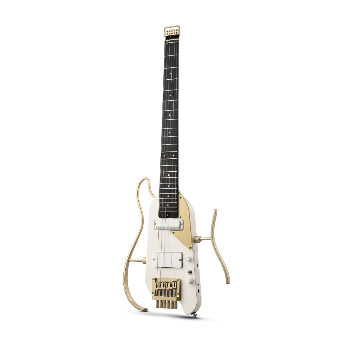 Donner HUSH X™ PRO Guitare Électrique-Blanc-Or##