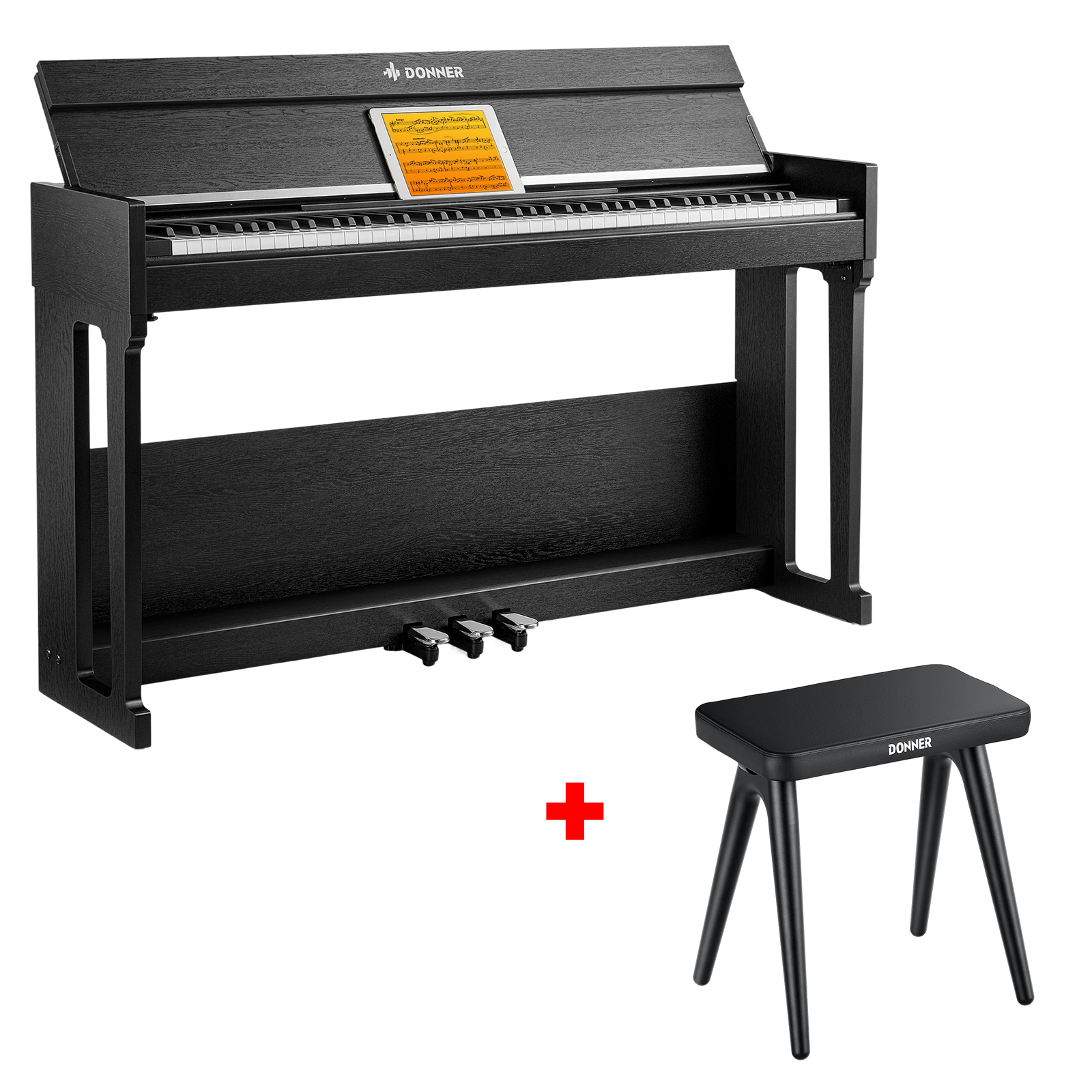 Donner DDP-90 PRO Entièrement Lesté Domestique Piano Numérique