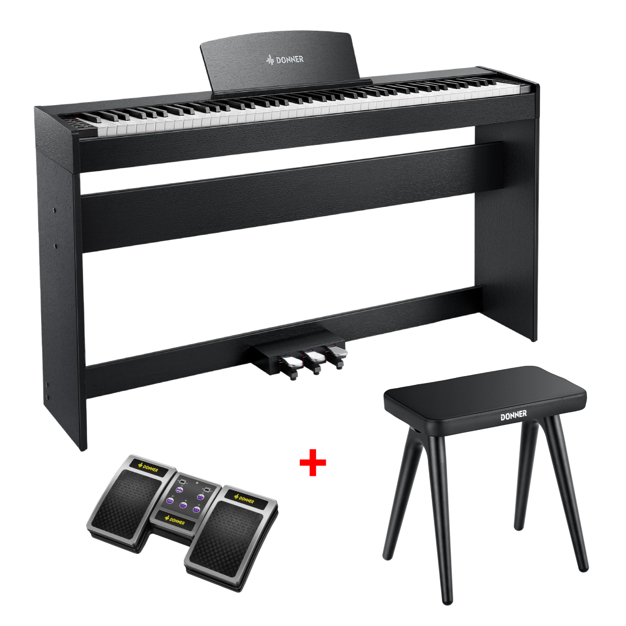 Donner DDP-50 88 touches Lestées Piano numérique