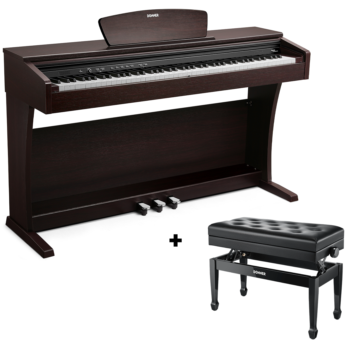 Donner DDP-300 Piano numérique à clavier lesté (version améliorée)