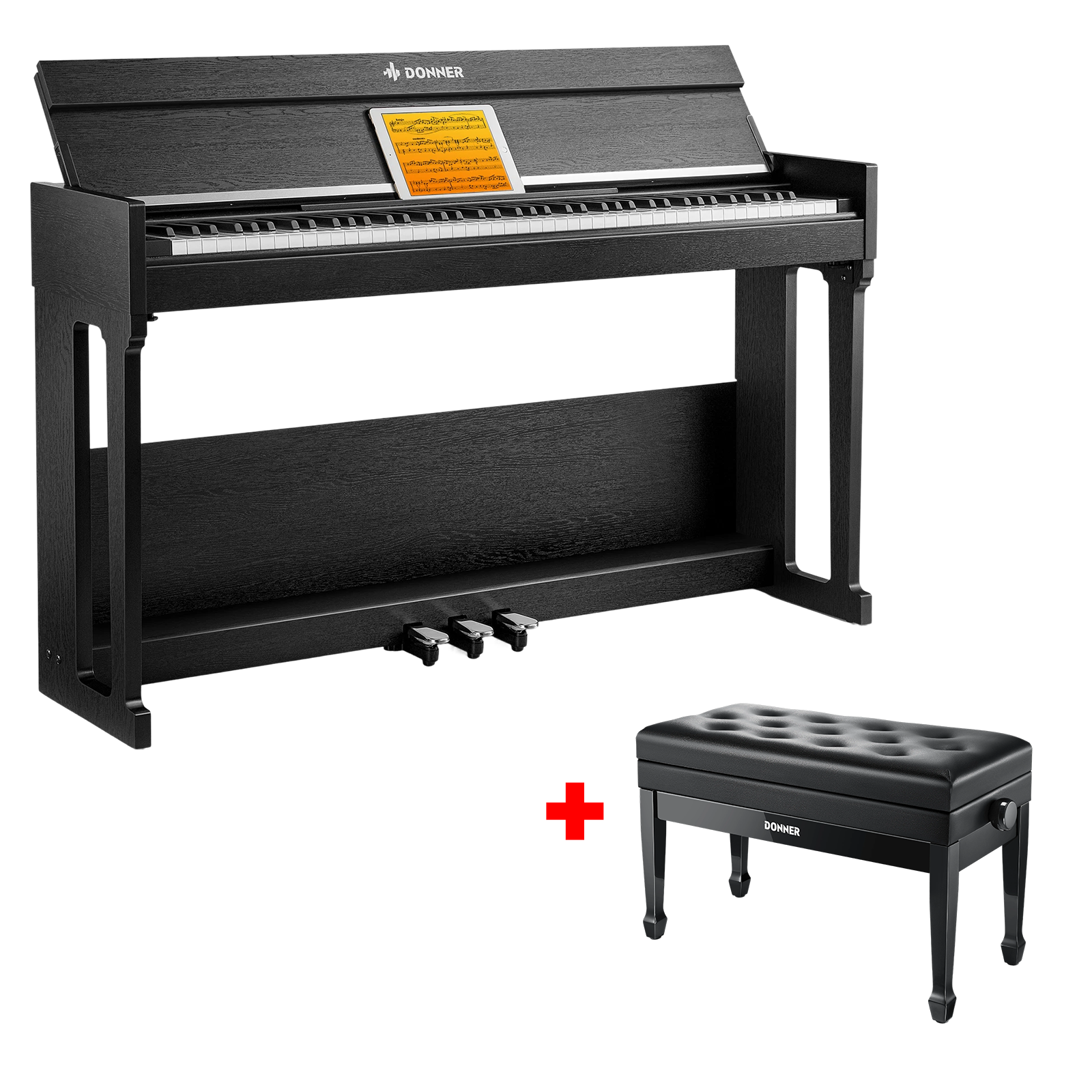 Donner DDP-90 PRO Entièrement Lesté Domestique Piano Numérique