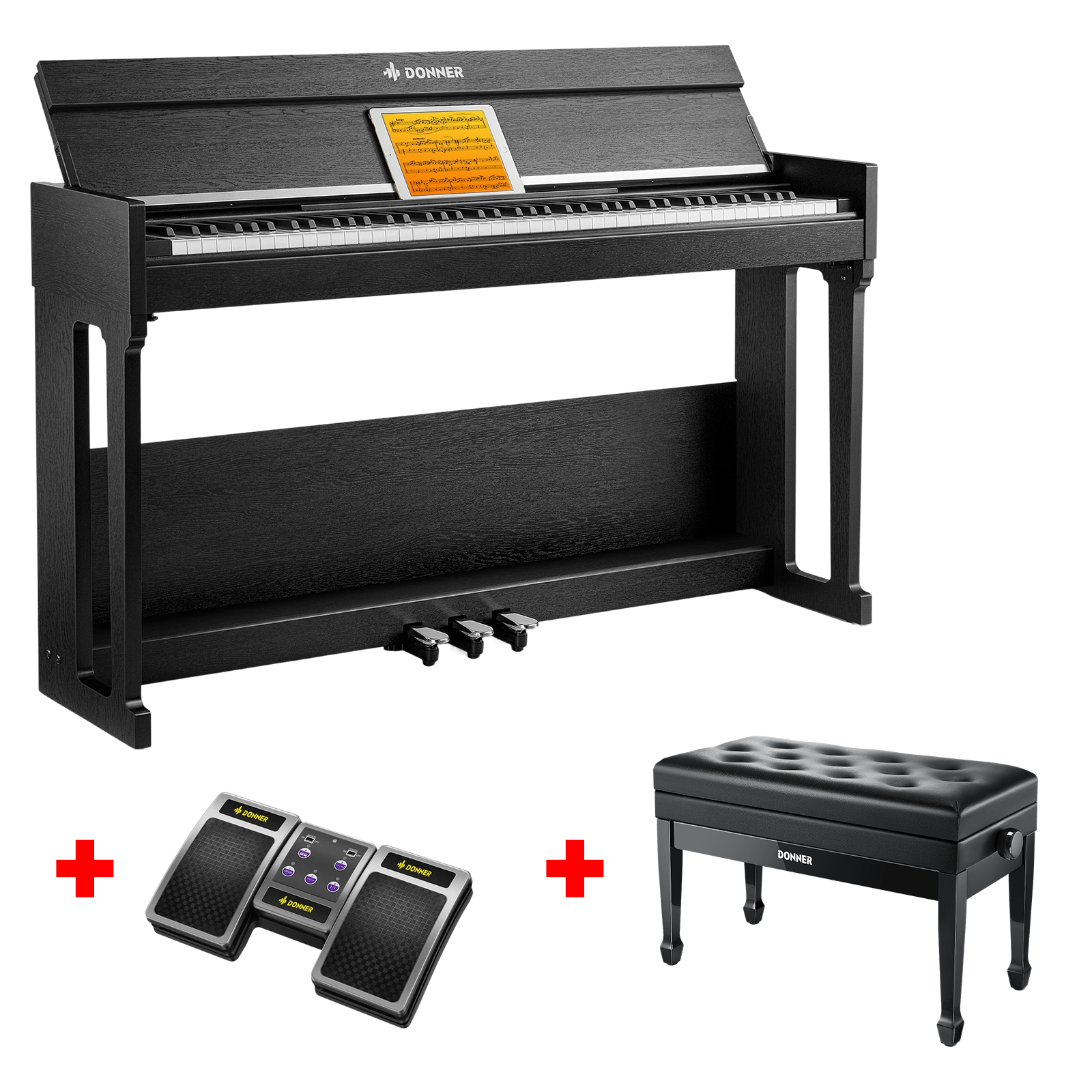 Donner DDP-90 PRO Entièrement Lesté Domestique Piano Numérique