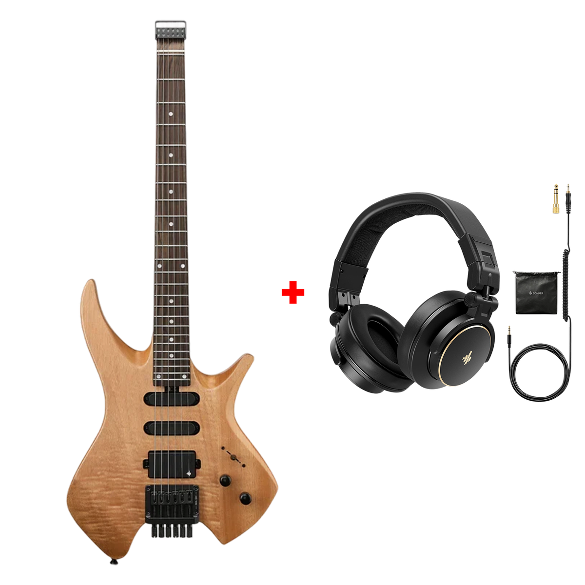 Donner HLX-500 Guitare Électrique Moderne Sans Tête【ancienne réf. NHL-500】
