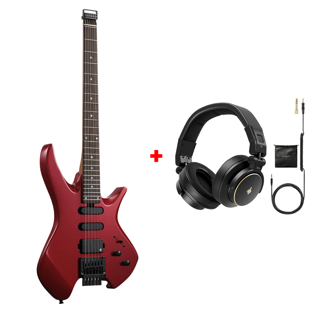 Donner HLX-500 Guitare Électrique Moderne Sans Tête【ancienne réf. NHL-500】