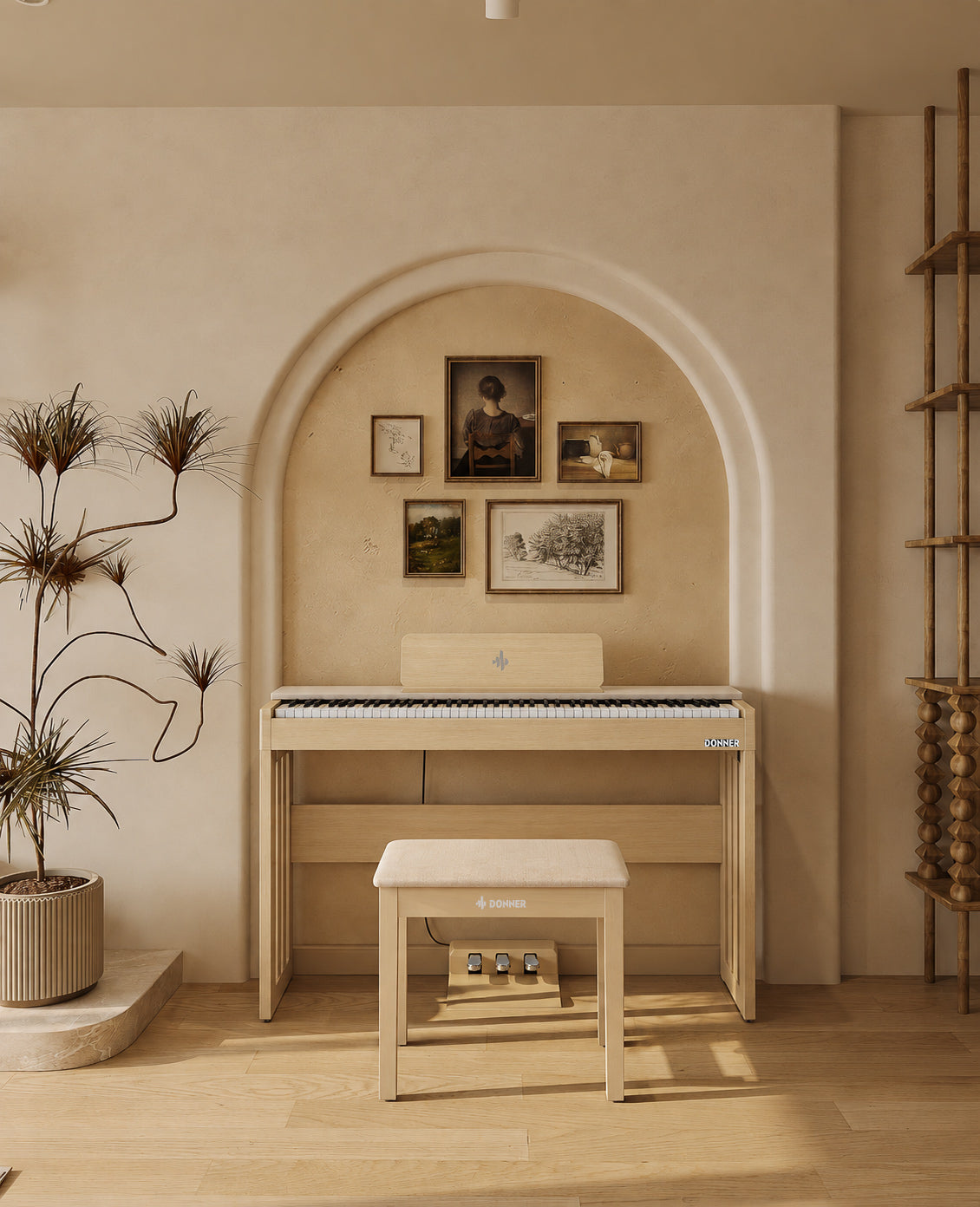 Donner OURA J100 Piano numérique de salon 88 touches