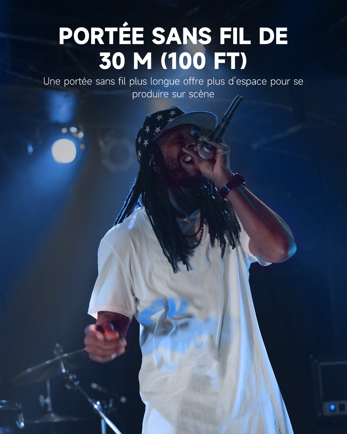 DONNER CV-2 Émetteur-récepteur pour micro sans fil double