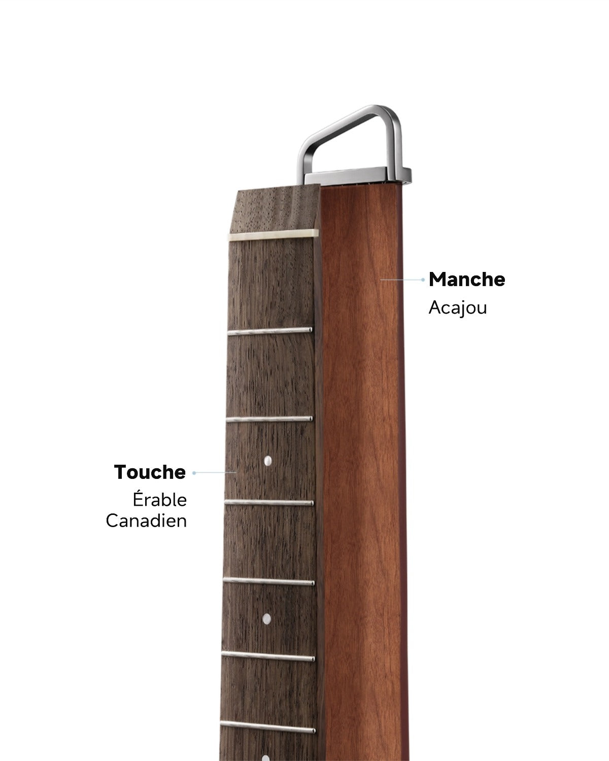 Donner HUSH™ I PRO Electro-Acoustique Guitare Voyageuse-Marron Dégradé Maillard##