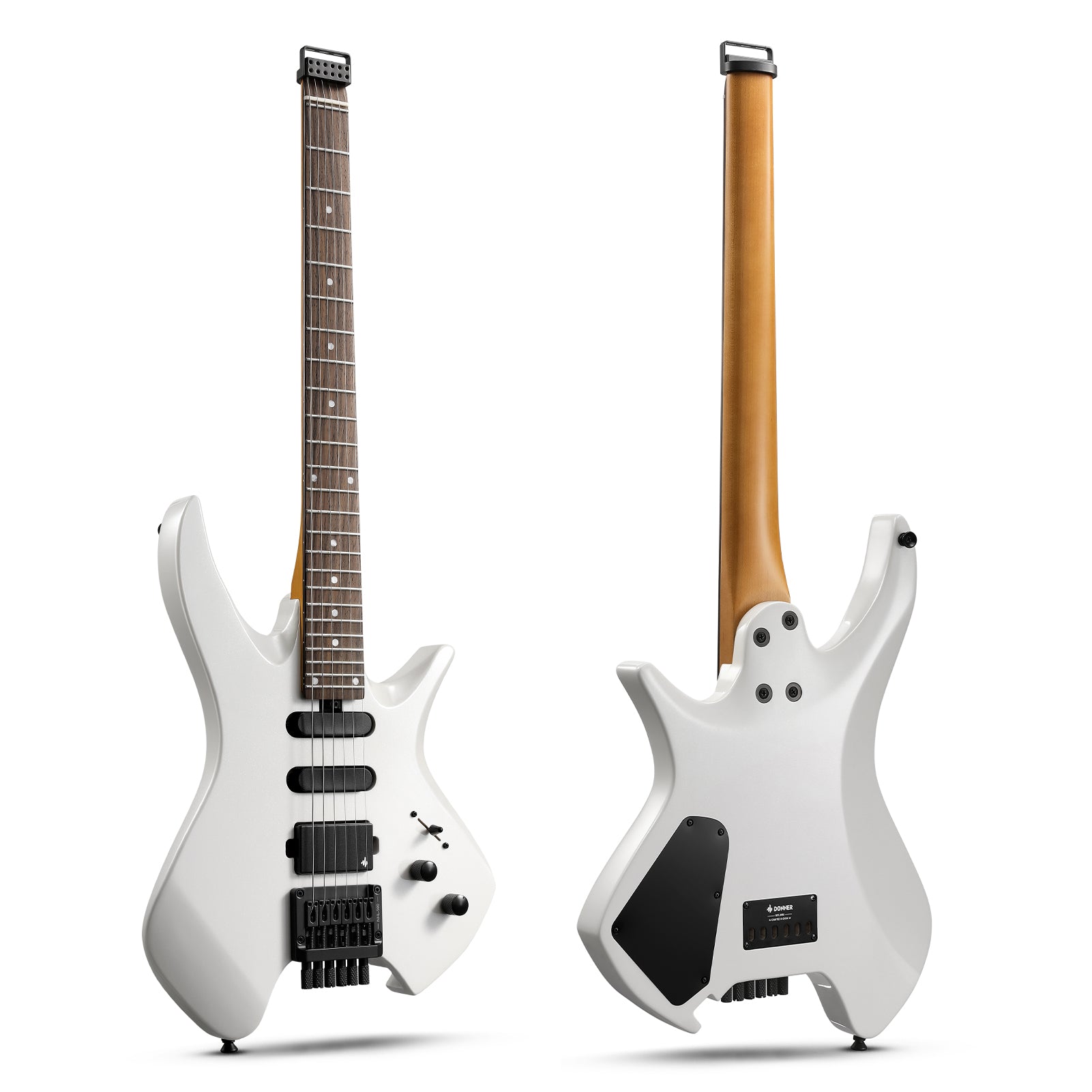 Donner NHL-500 Guitare Électrique Sans Tête-Blanc##