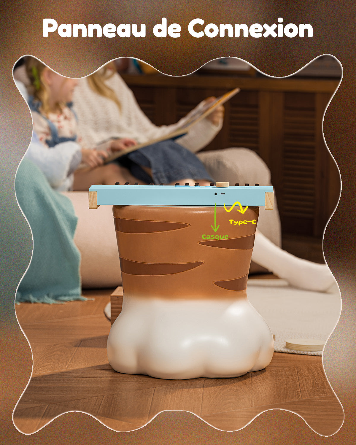 Eastar KIDO V-10 à 32 Touches Miniature Clavier Numérique-Bleu clair##