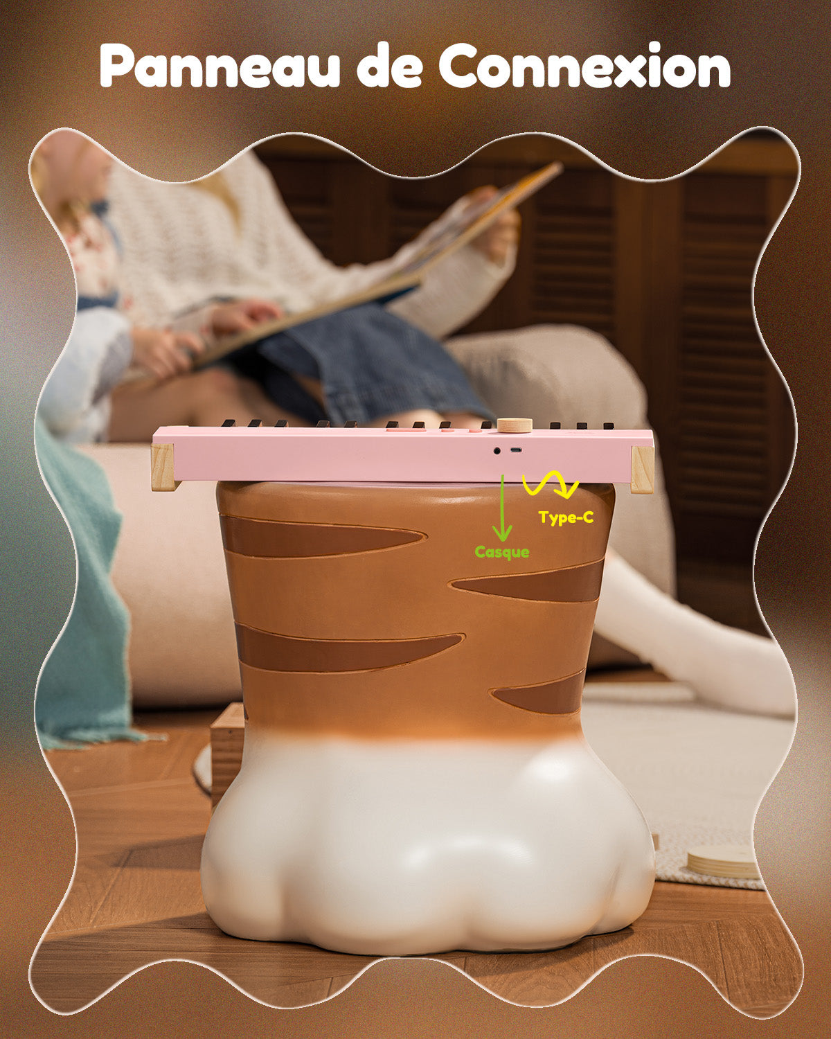 Eastar KIDO V-10 à 32 Touches Miniature Clavier Numérique-Rose clair##