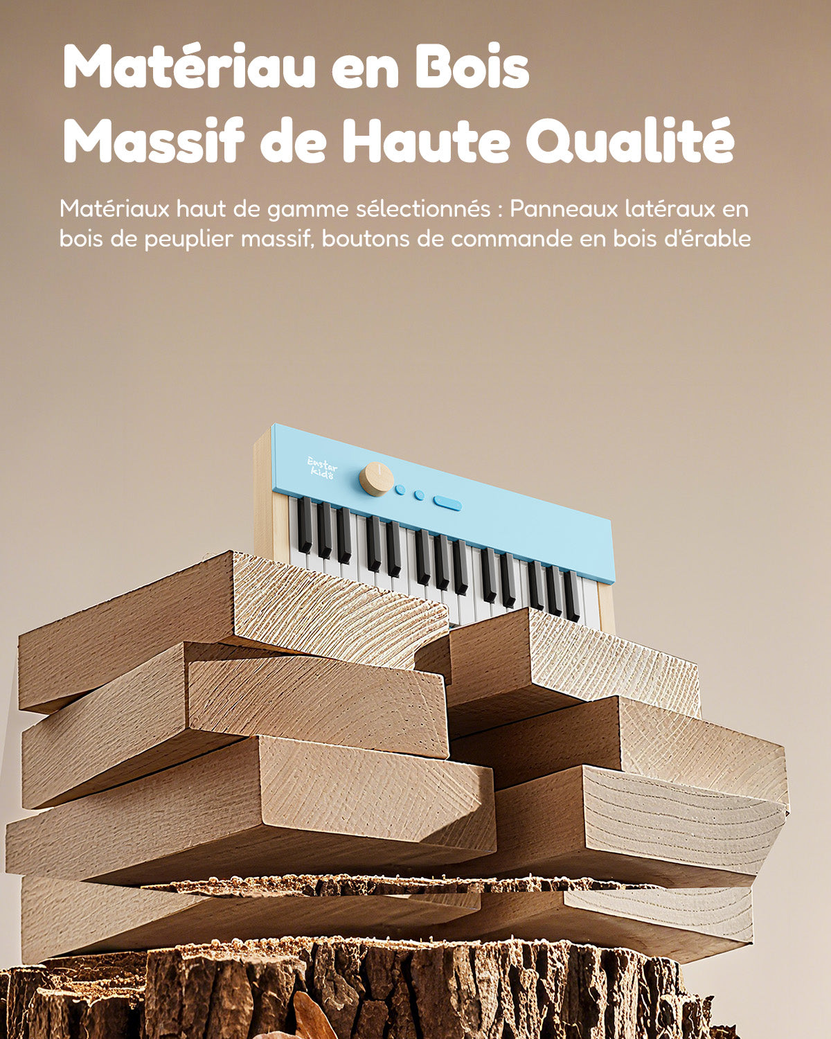 Eastar KIDO V-10 à 32 Touches Miniature Clavier Numérique-Bleu clair##