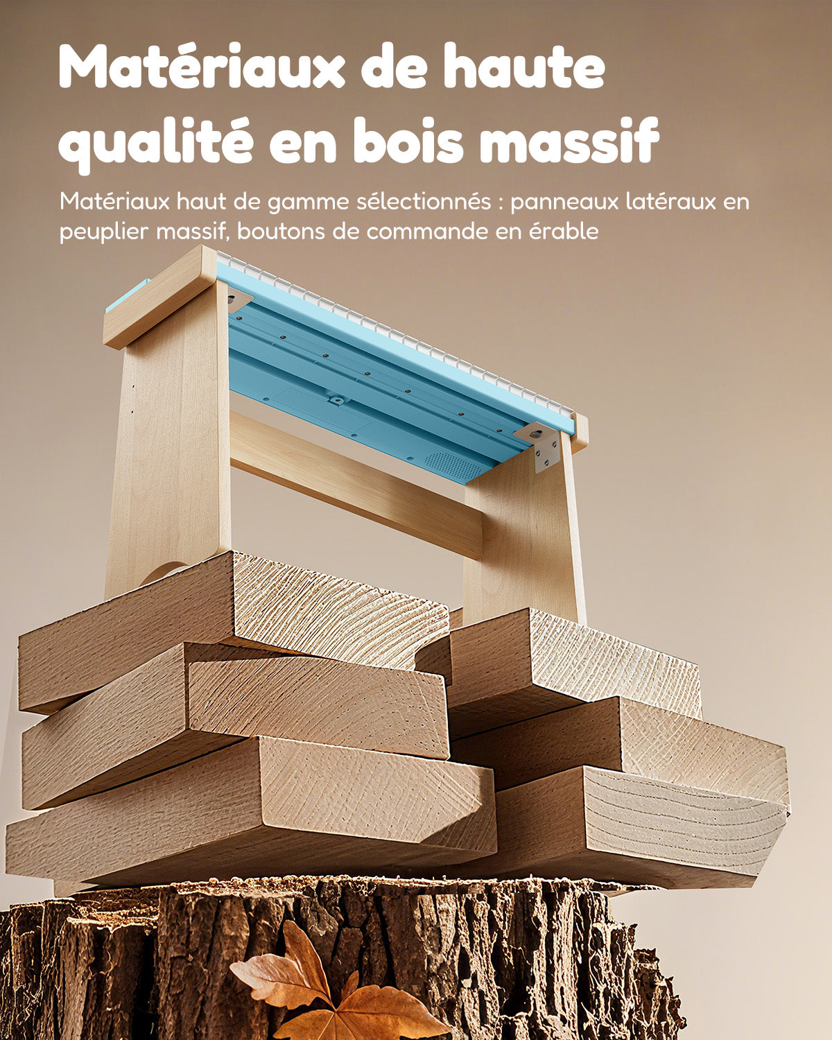 Eastar KIDO Miniature Clavier Numérique-44 Touches avec Support Bleu clair##