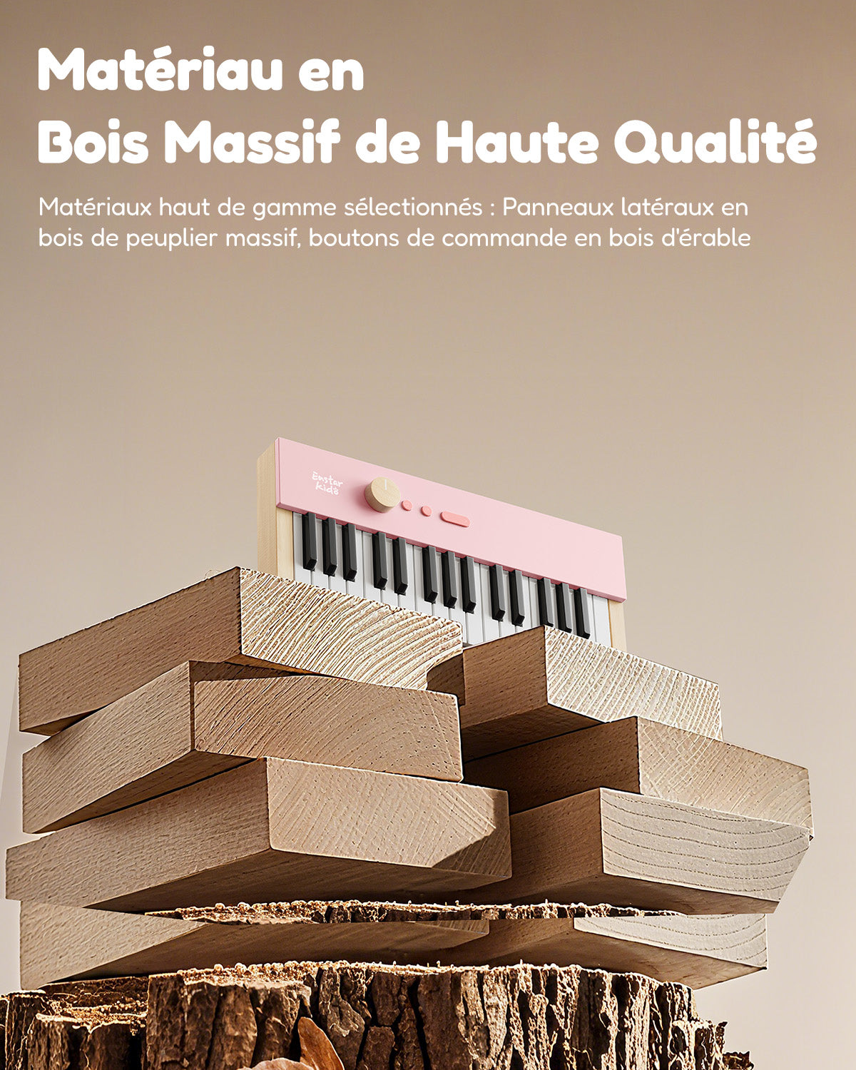 Donner DEK-32 à 32 touches Clavier électronique-KIDO 32 Touches Rose + DEK-32 Rose##