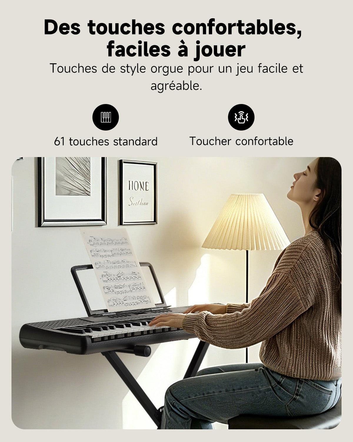 Donner DEK-60 Clavier Électronique 61 Touches