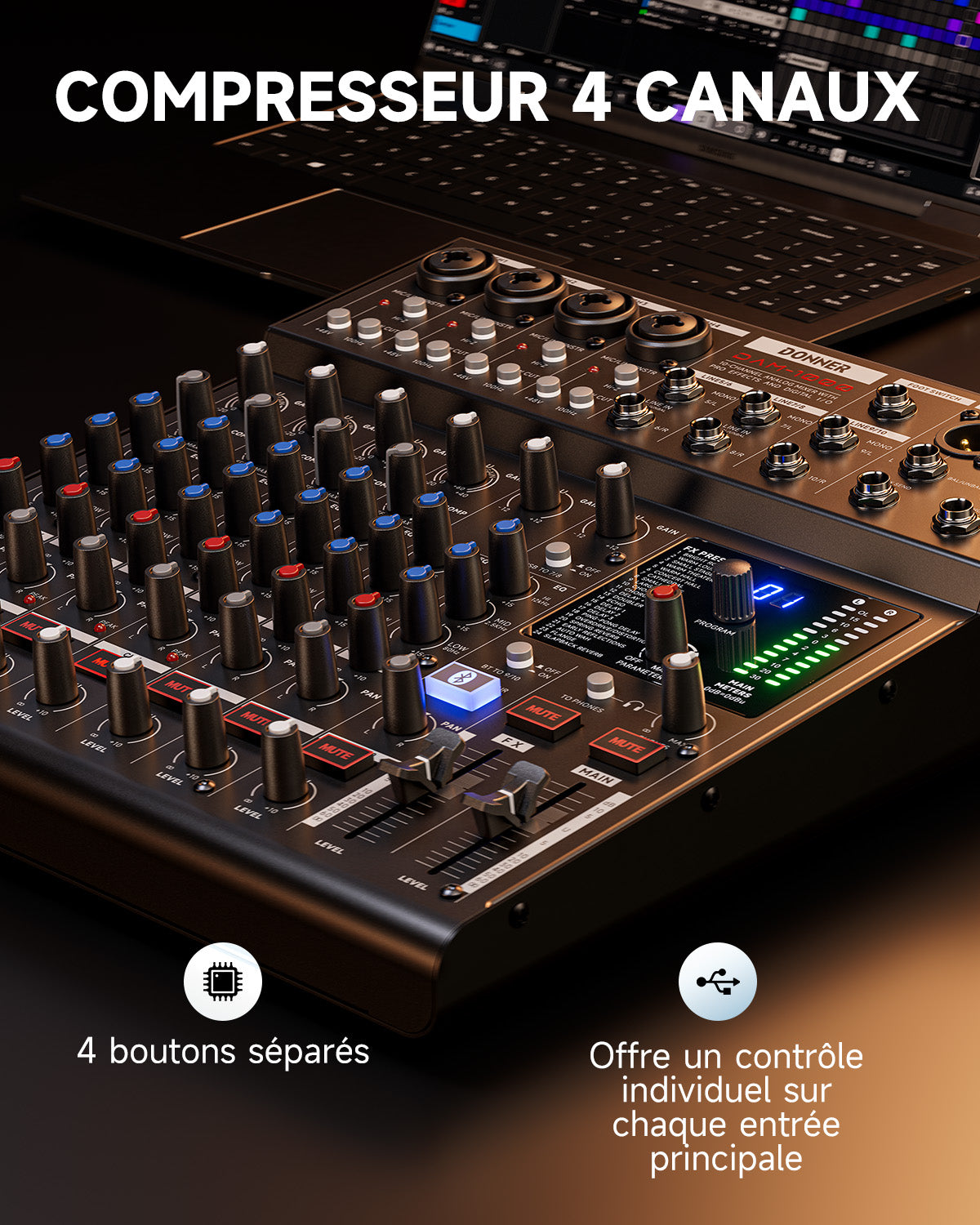 Donner DAM1000 Audio Mixer