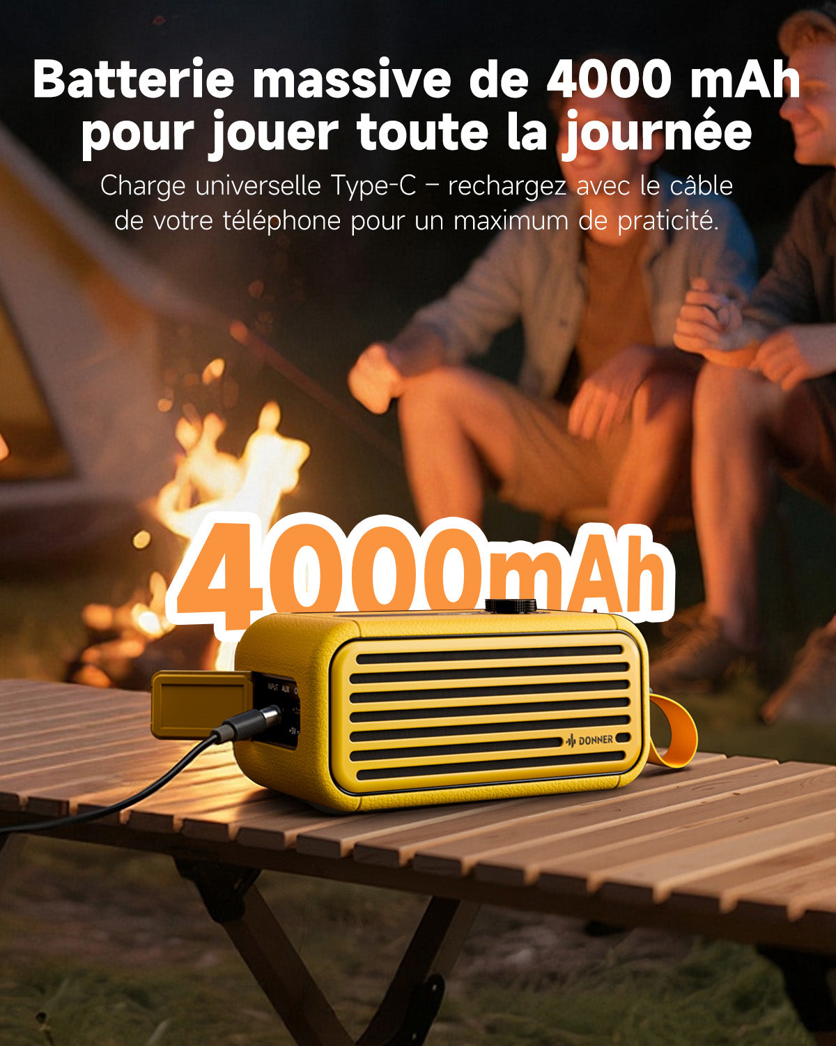 Donner Go amplificateur pour guitare électrique-Donner Go【Jaune】##