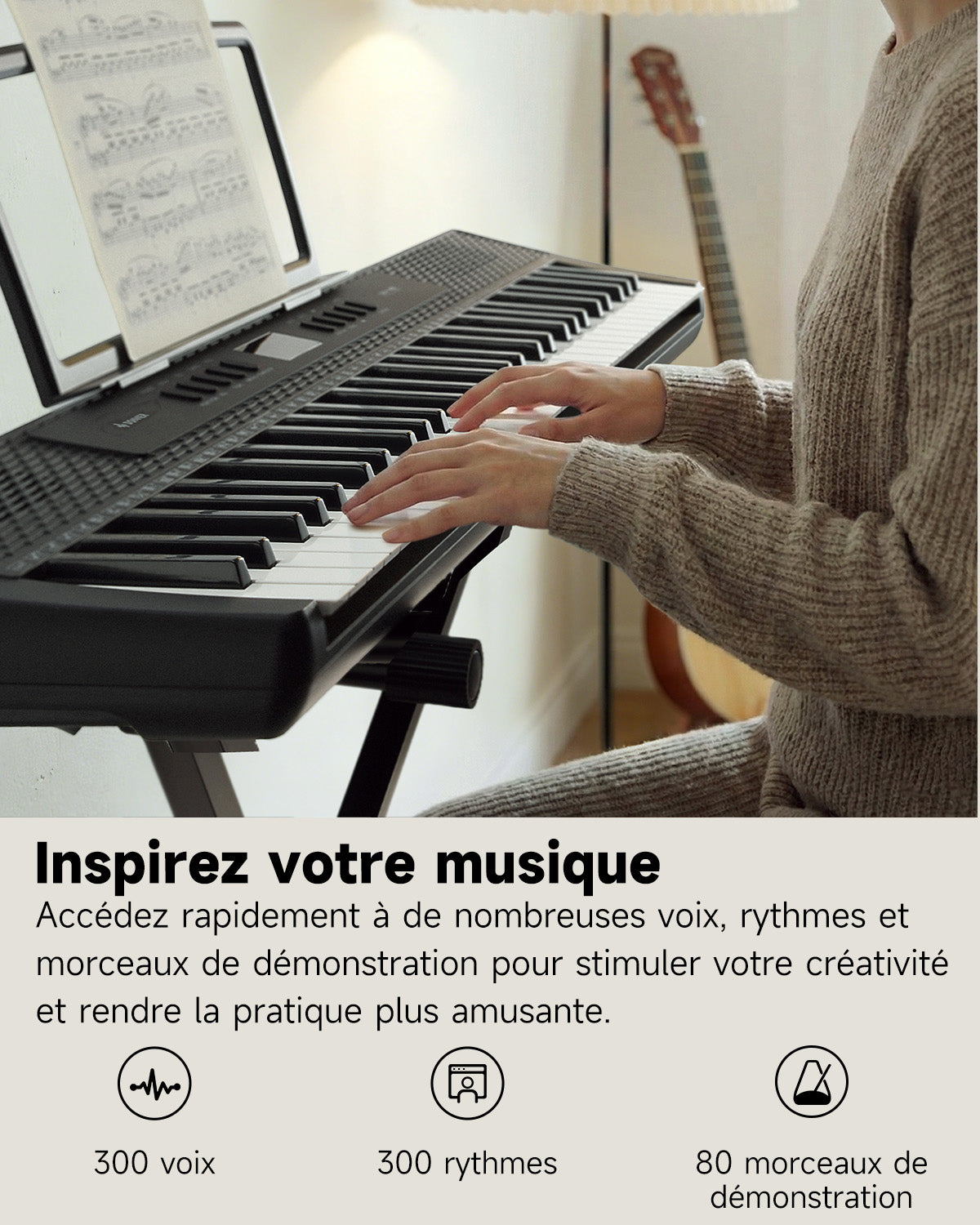 Donner DEK-60 Clavier Électronique 61 Touches