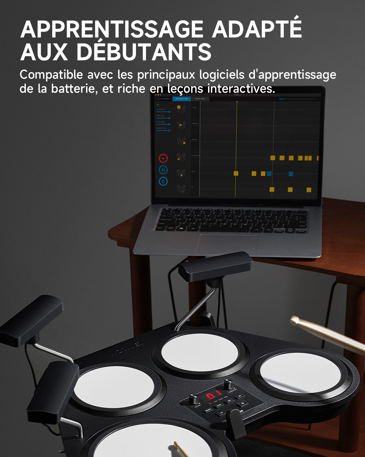 Donner Beat Go Kit de batterie électronique portable