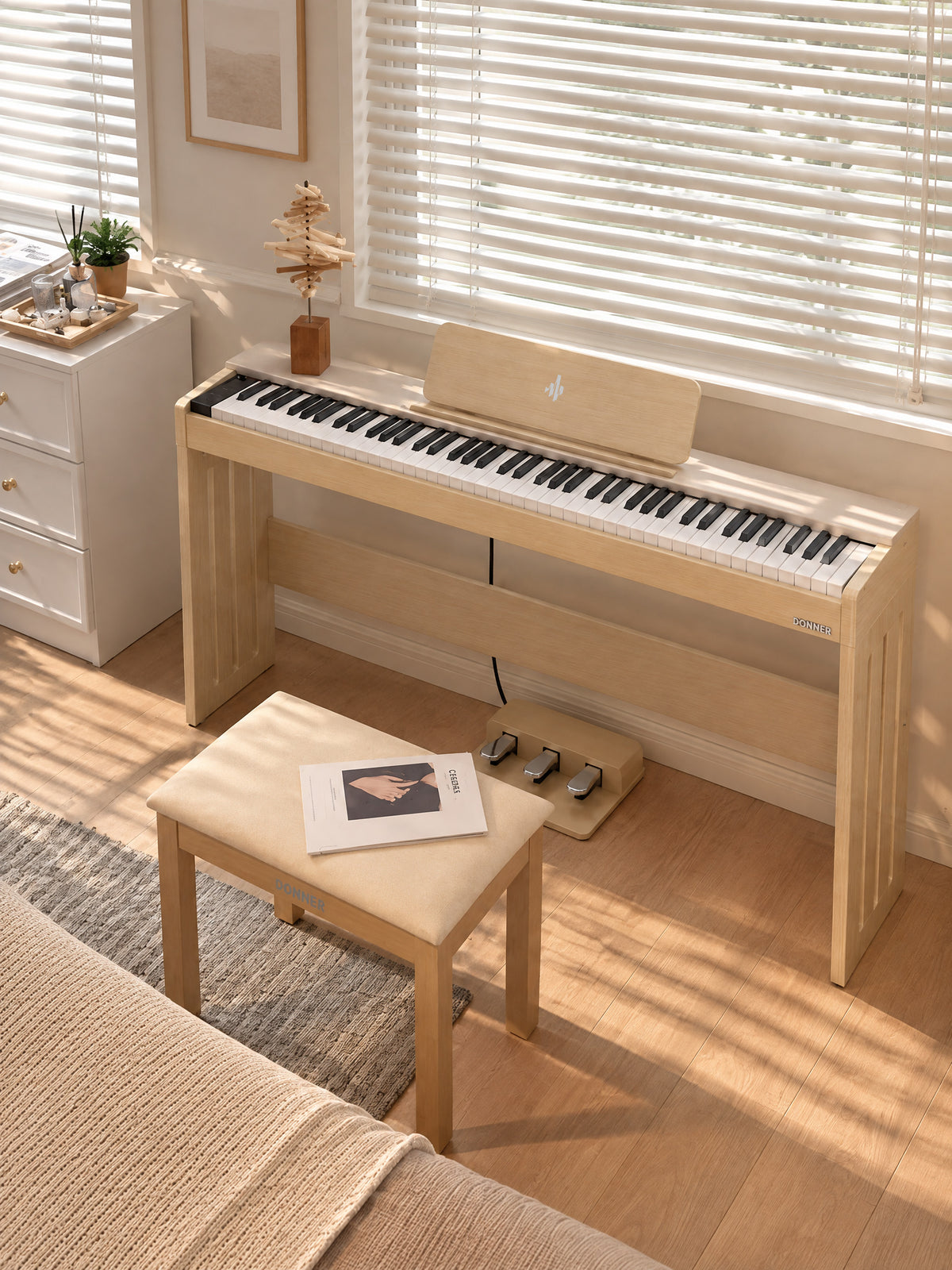 Donner OURA J100 Piano numérique de salon 88 touches