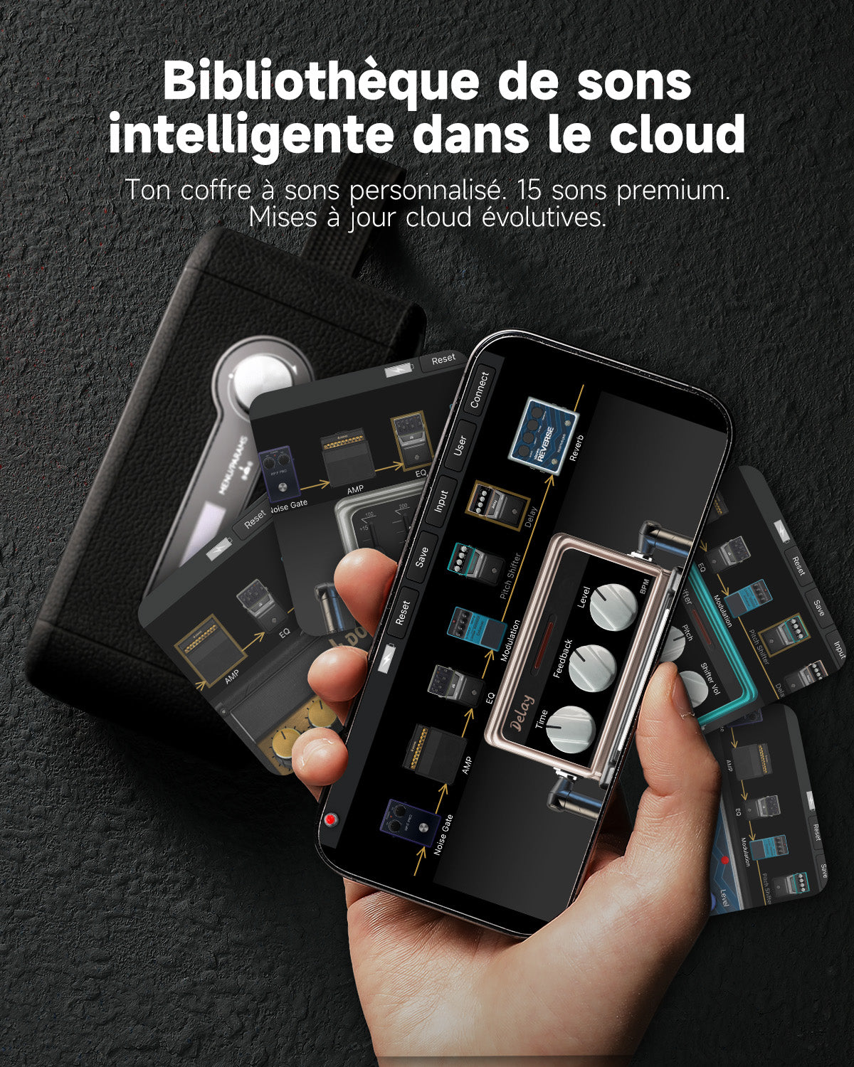 Donner Go amplificateur pour guitare électrique Noir