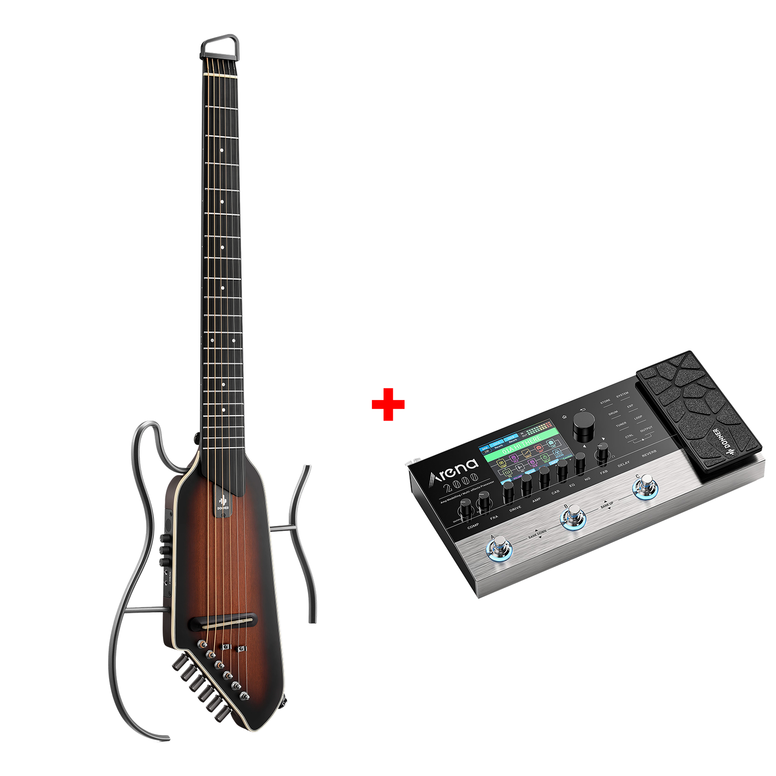 Donner HUSH™ I Guitare de Voyage Ultra-Légère