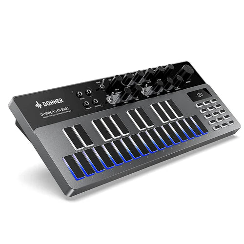 Donner Essential B1 アナログ ベース シーケンサー Essential B1 Analog Bass Synthesizer | Sequencer, Effects, 128
