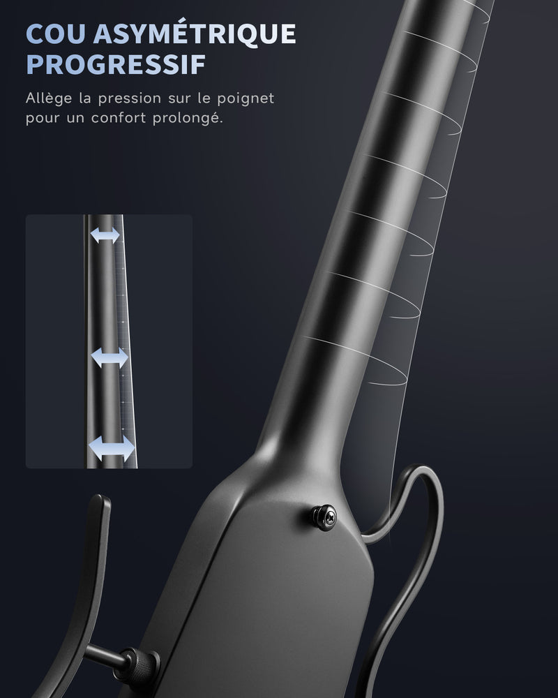 Donner HUSH-X Guitare électrique guitare de voyage ultra-légère