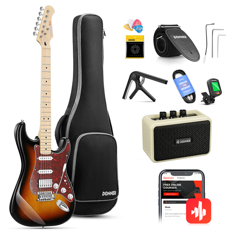 Donner DST-152 Electric Guitar Beginner Set ST Type