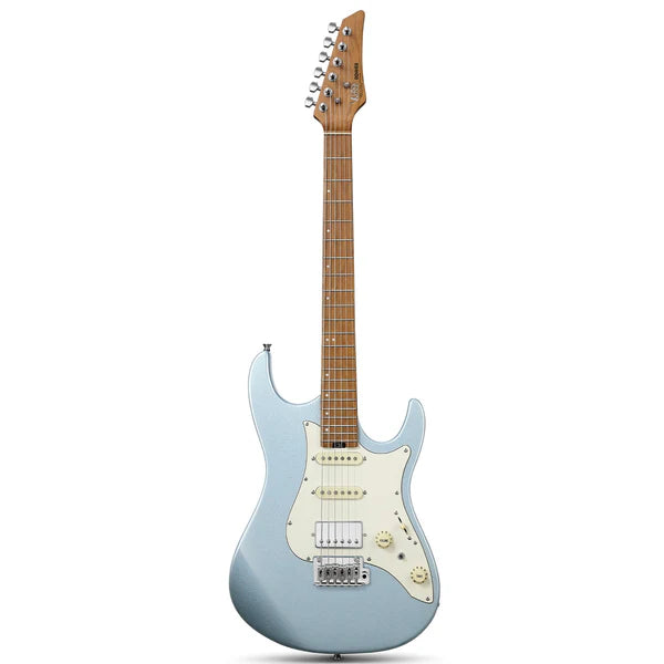 Guitare électrique double coupure Donner DST-550 de 39 pouces avec Pickup HSS en corps en épinette solide-Bleu##